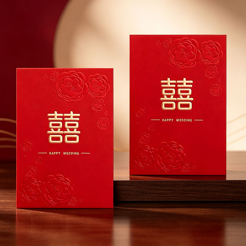 结婚专用中号回礼红包图片