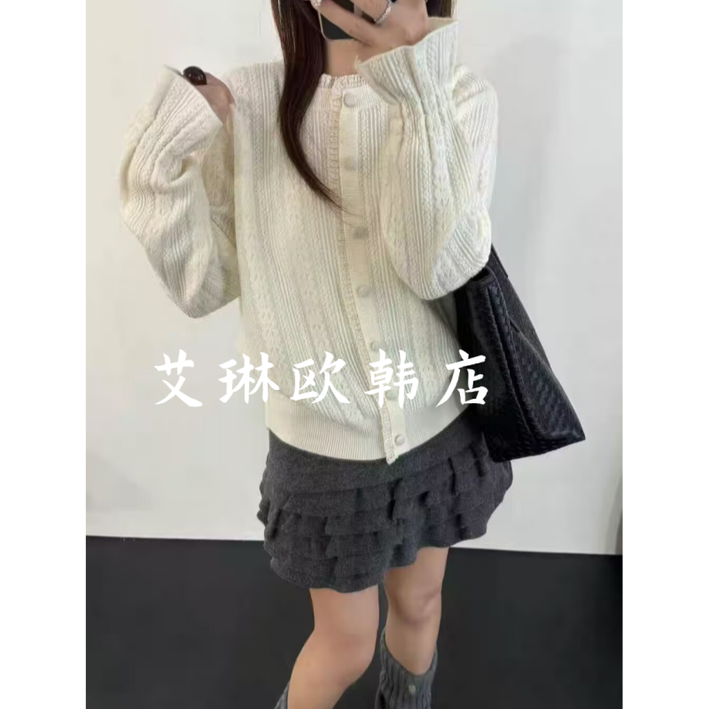 禁止机洗~6697早春款韩系蕾丝花边拼接欧根纱针织衫喇叭袖毛衣女,女装/女士精品,毛针织衫,淘宝优惠券,粉丝福利购,淘宝优惠卷