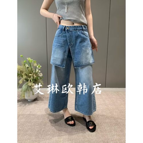卡蔓enxi韩标2952夏款屁帘牛仔裤