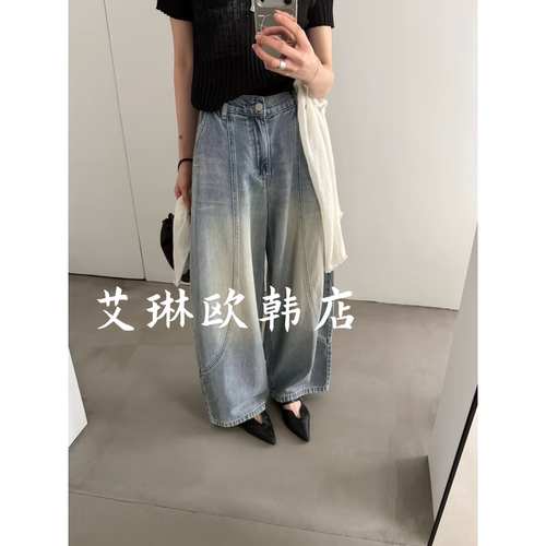 ouursicily米鹿U802夏款牛仔裤