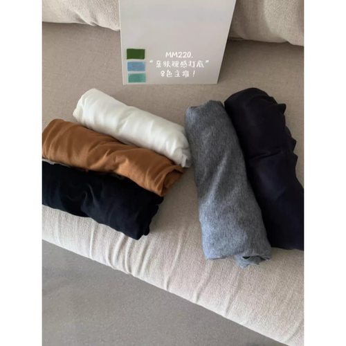 MM220立领天丝羊毛打底衫T恤