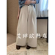 后松紧腰磨毛直筒阔腿裤 福利不退miluroom sicily米鹿25286冬款
