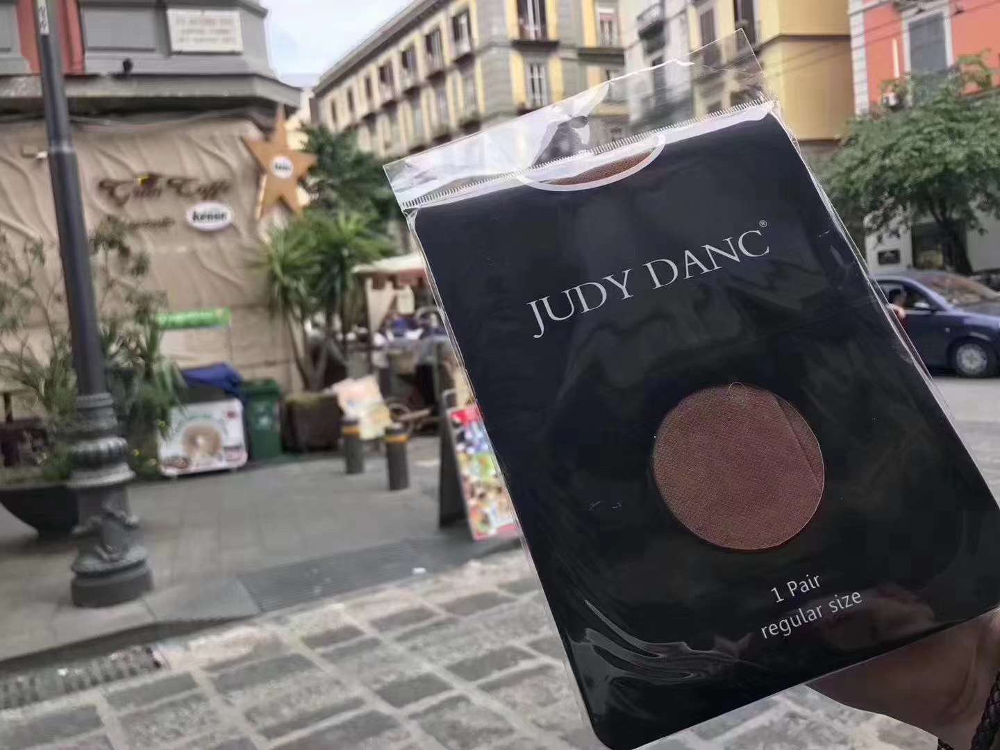 比赛舞蹈摩登袜棕色院校连脚透气