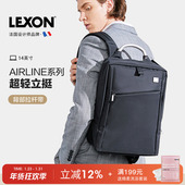 LEXON乐上背包男士 双肩包商务通勤休闲出差14寸旅行电脑包可定制
