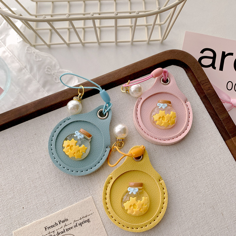 可爱许愿瓶创意水滴电梯卡保护套门禁卡套钥匙扣一体可感应保护套