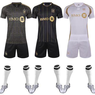2627洛杉矶LAFC球衣黑金色主场客场7号孙兴慜队服足球服定制套装