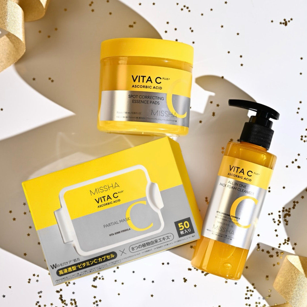 日本委托代买MISSHA VITA C PLUS 快速面膜局部补水日常30片50片