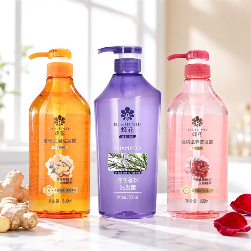 蜂花生姜红石榴洗发水滋养改善干枯毛躁滋养洗发露600ml