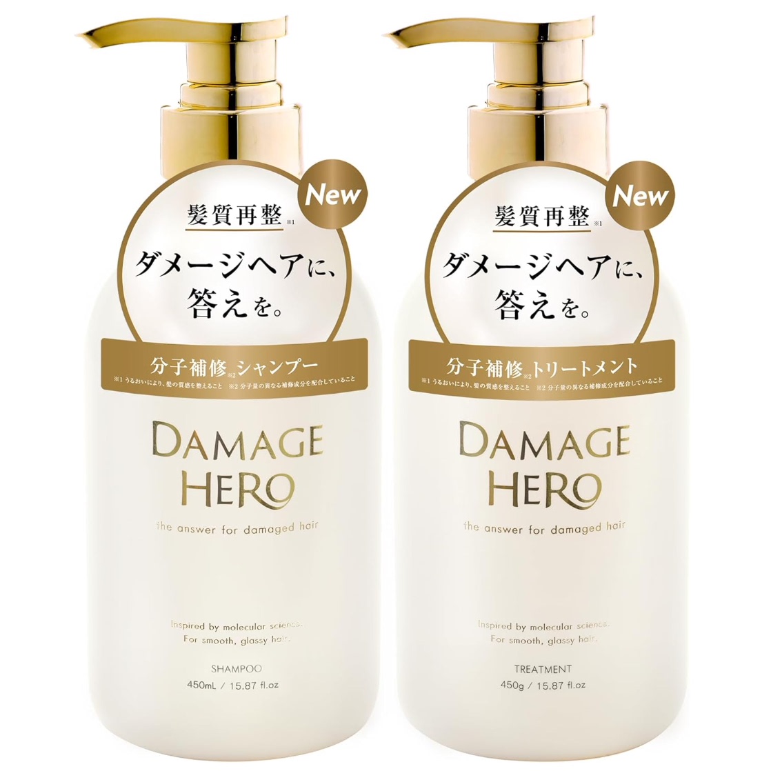 日本委托代买DAMAGE HERO修复染烫损伤护理光滑滋润洗发水护发素