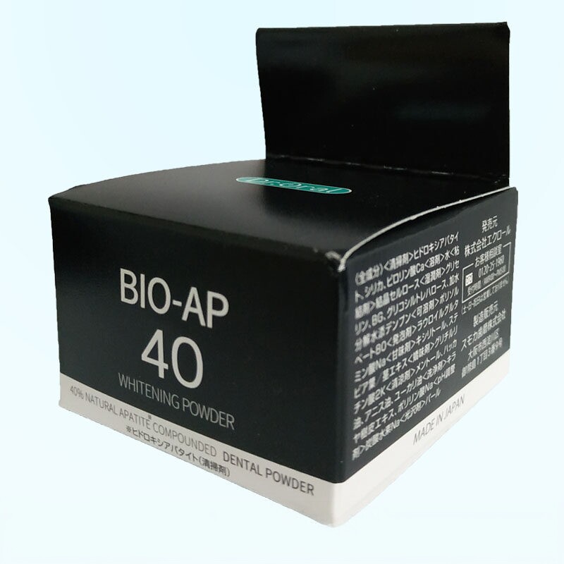 日本委托代买BIO-AP亮白牙粉薄荷味天然磷灰石去黄去渍牙膏牙粉