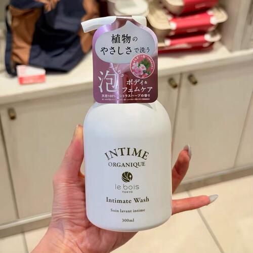 日本委托代买intime新款身体私处两用泡沫沐浴露柑橘草本香300ml