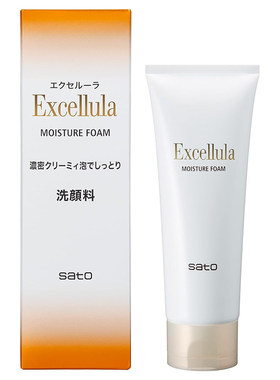日本委托代买佐藤制药sato Excellula保湿奶油泡沫洗颜洗面奶