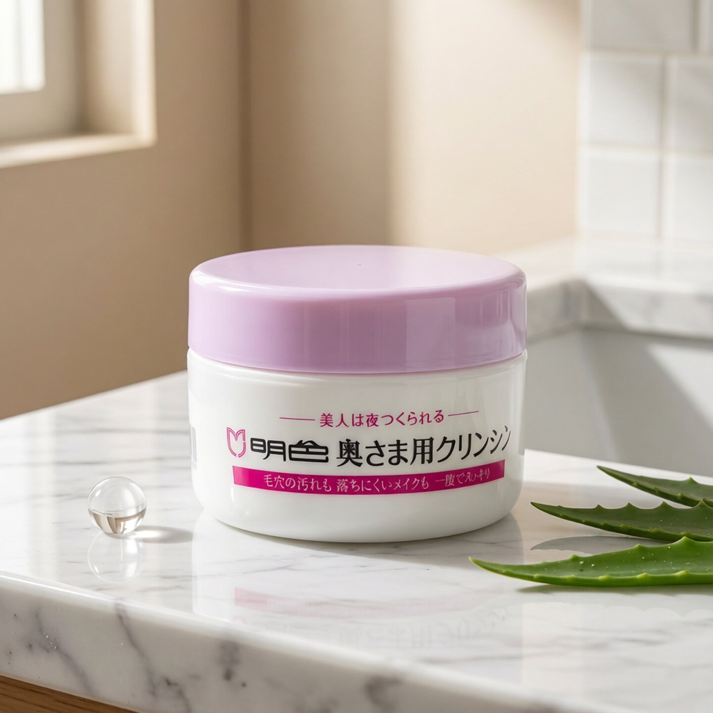 日本委托代买明色奶油卸妆清洁按摩膏花香味100g