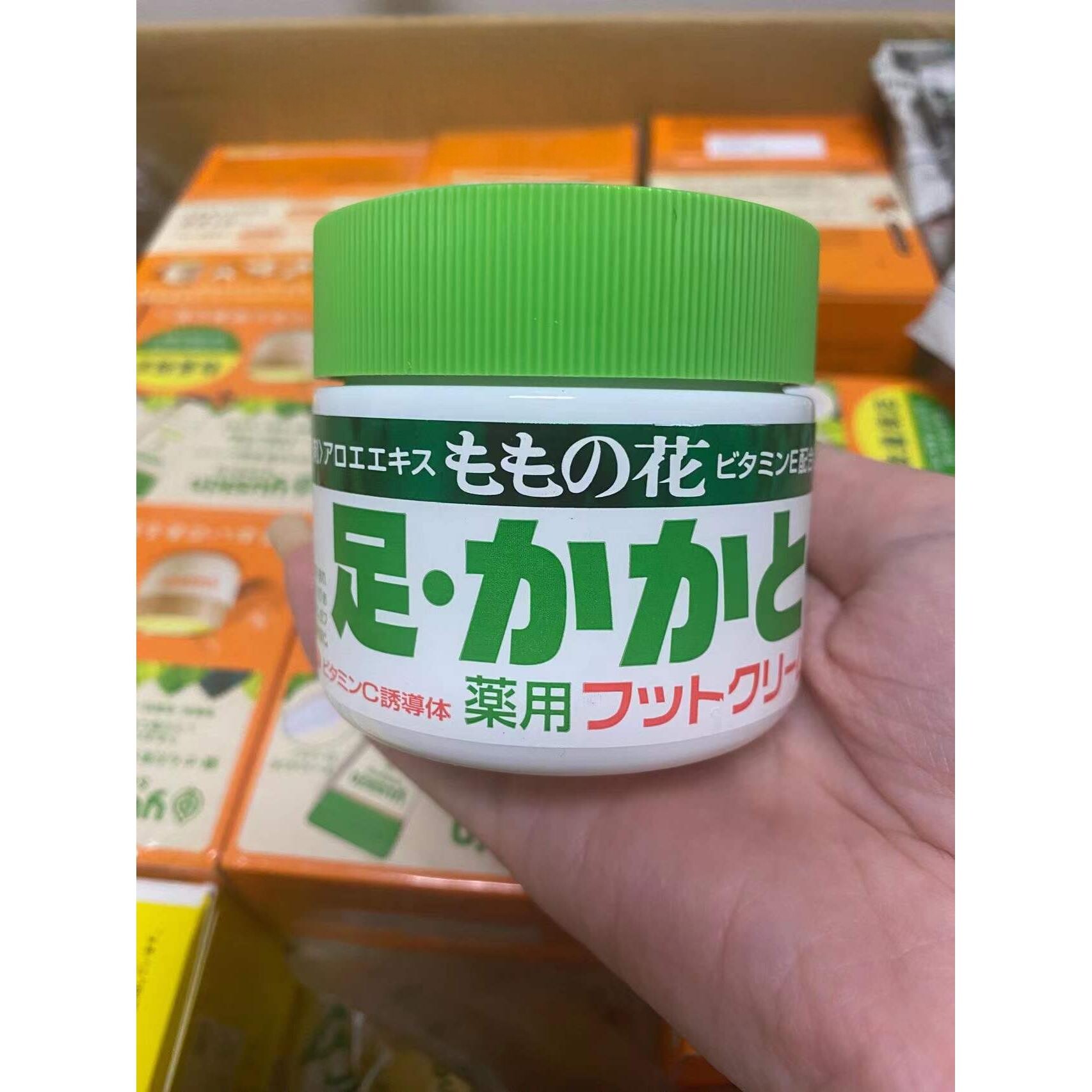 日本委托代买藤井源创original桃花护脚护足霜防龟裂软化后跟70g