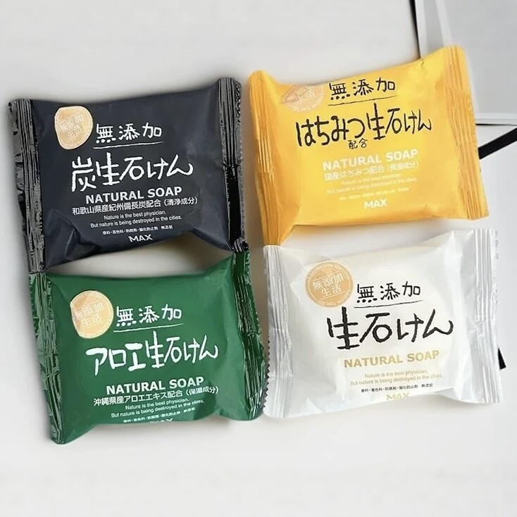 日本委托代买MAX无添加香皂沐浴皂植物皂温和80g