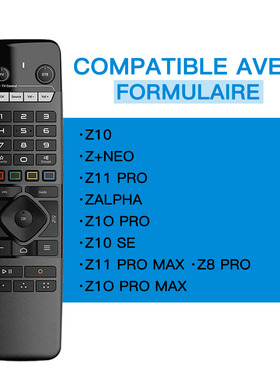 Formuler Remote control 适用于Formuler 智能电视机遥控器英文