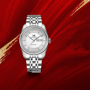 上海手表国民系列3008经典 全自动机械腕表官方旗舰店 商务防水男士