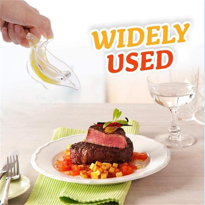 Bird Lemon Wedge Squeezer 透明色小鸟形状亚克力手动柠檬榨汁器