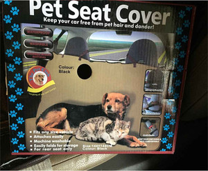 新款车用防水宠物 车载狗垫汽车后座宠物垫pet seat cover
