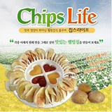 Creamips Микроволновый Storne Запеченные картофельные чипсы слова корейская версия Diy выпекать домашние картофельные чипсы картофельные кусочки.