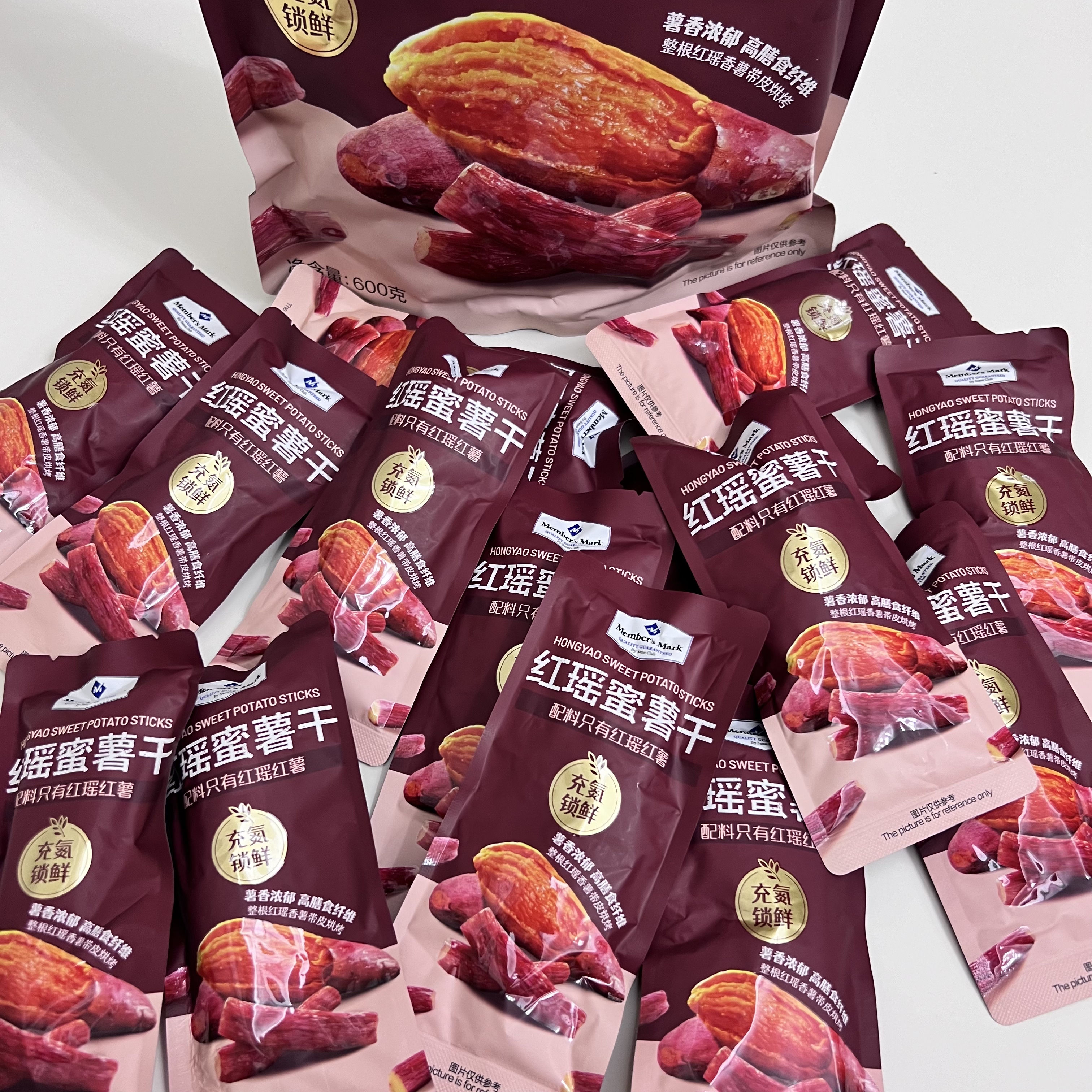 会员代购红瑶蜜薯干红薯地瓜棒独立包装健康休闲零食下午茶点心