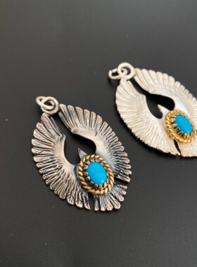 测试推荐男纯银吊坠菊地健风格