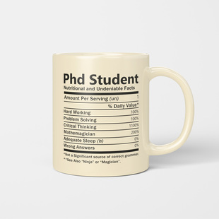 phD STUDENT博士杯子创意彩色博士生马克杯美式咖啡陶瓷杯水杯