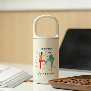 老友记周边the routine保温杯创意个性316钢喝水杯送礼朋友礼物