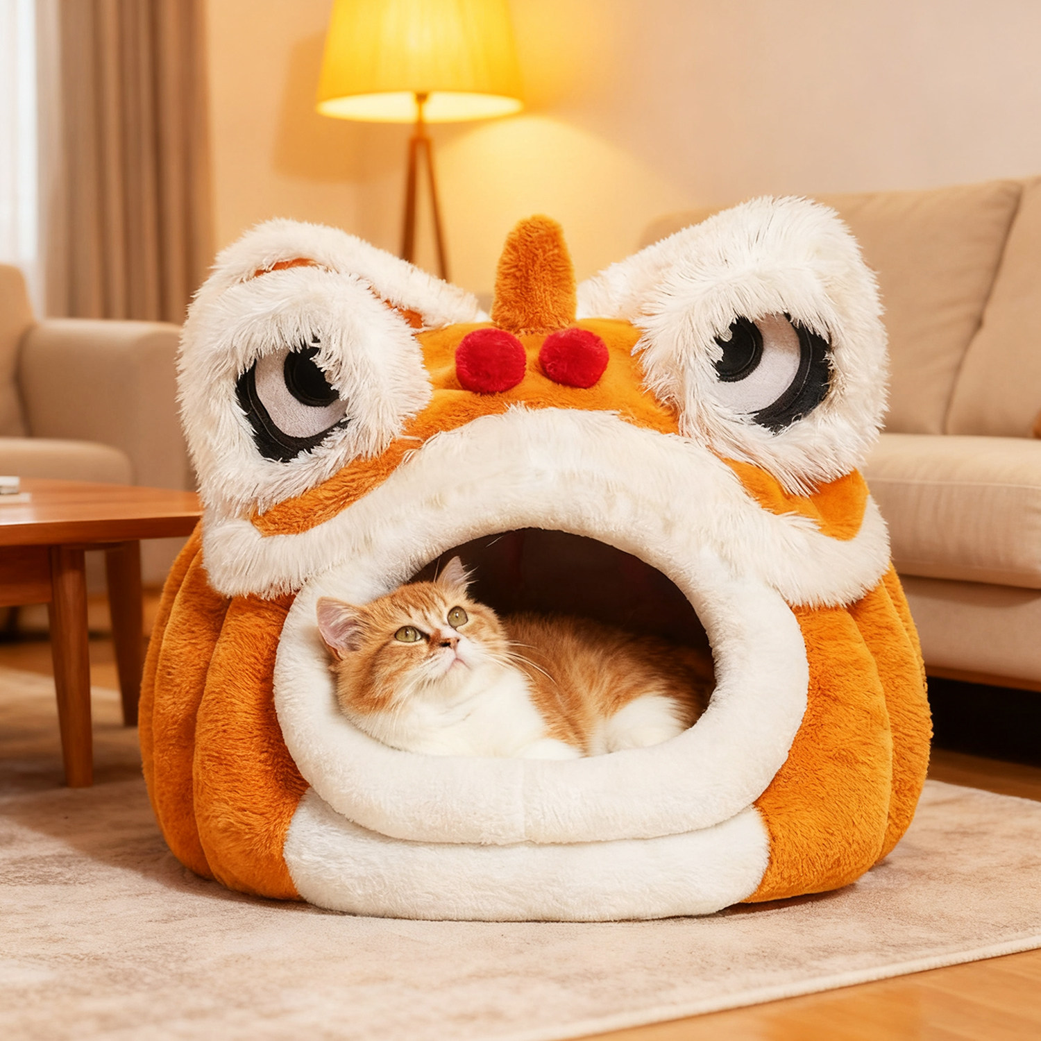 宠物猫窝保暖半封闭式狗窝小猫咪房子睡窝可拆洗沙发睡袋猫垫四季