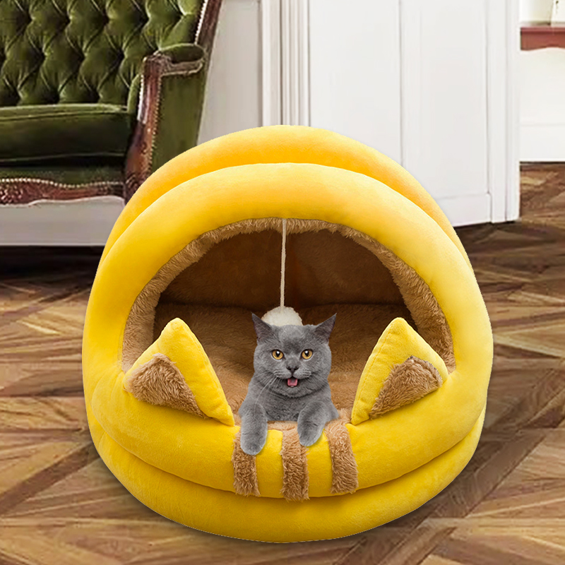宠物窝猫窝冬天保暖狗窝别墅猫床