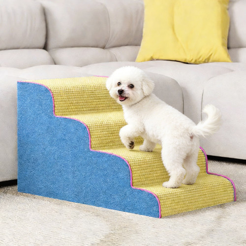 猫狗通用防滑可拆阶梯上床垫爬梯