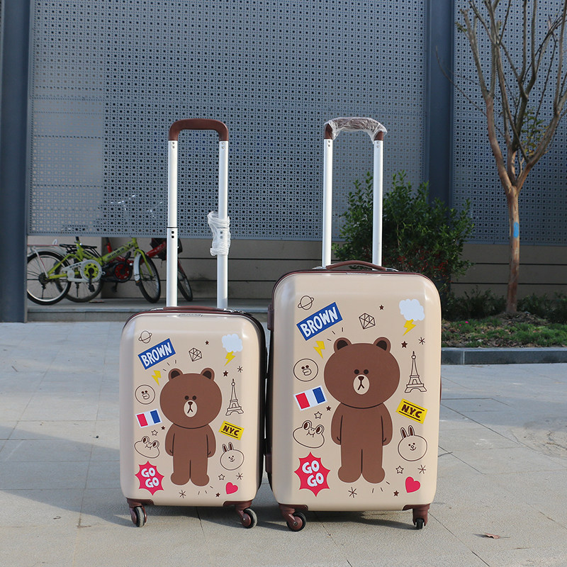 清倉甩賣！出口韓版小熊24寸拉杆箱超輕行李箱萬向輪小清新旅行箱在類目 箱包皮具/熱銷女包/男包, 旅行箱中 - 來自Buy2taobao.com提供專業的淘寶代購服務