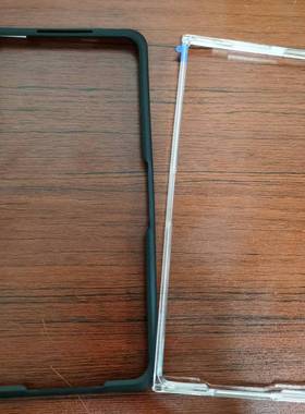 适用于荣耀magic v5/V3/V2手机前壳黑色磨砂折叠屏Vs3前盖边框硬壳薄v全包边透明壳膜一体vs2防摔保护前套vs