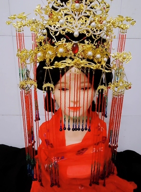 发冠套装甜美汉元素大婚配饰