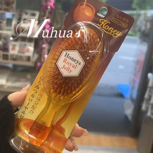 日本VESS蜂蜜蜂王浆梳防静电按摩