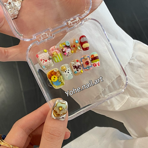 童话小马达高级感穿戴甲美甲