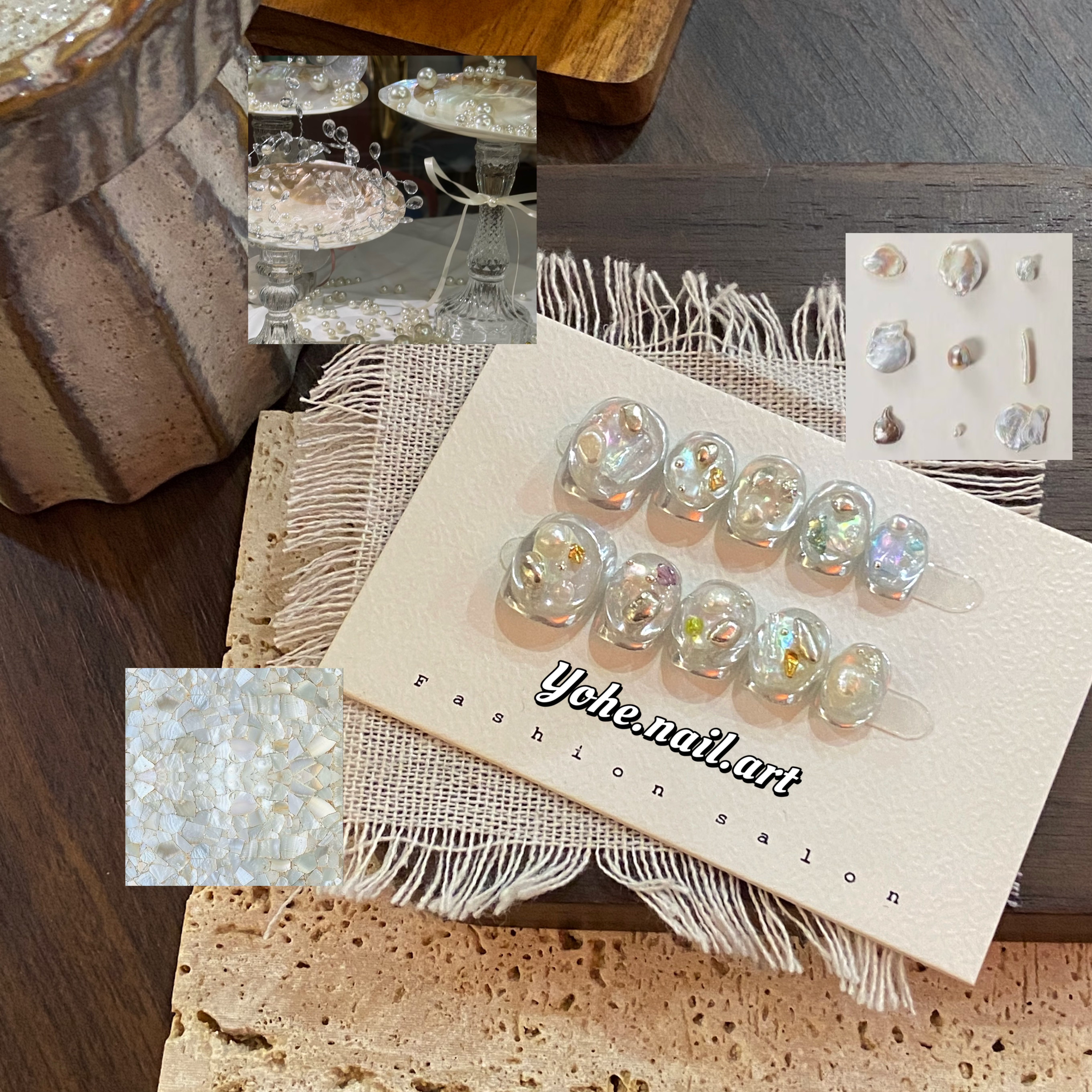 宥荷Studio 浅滩银珠 高级感穿戴甲美甲定制假指甲手工定制短甲,彩妆/香水/美妆工具,穿戴甲/甲片,淘宝优惠券,粉丝福利购,淘宝优惠卷