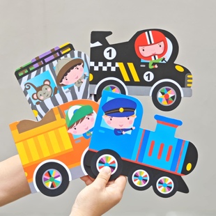 英文启蒙 出口英国 各种车车立体英文绘本 正版 一套四本 TULIP原装