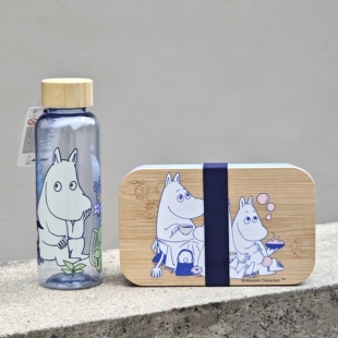 出口欧洲 LINDEX原装姆明系列儿童卡通水壶 卡通饭盒 PP5耐高温