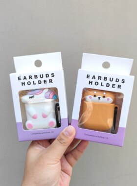 独角兽+小猫苹果耳机保护套