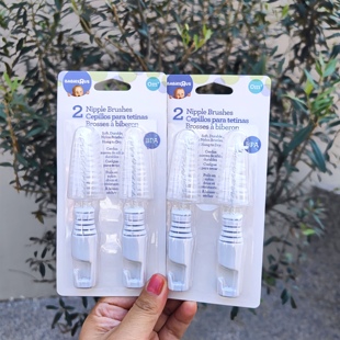 两个装 出口加拿大 婴儿奶嘴刷 城BABY系列 外贸婴幼儿用品 FAN