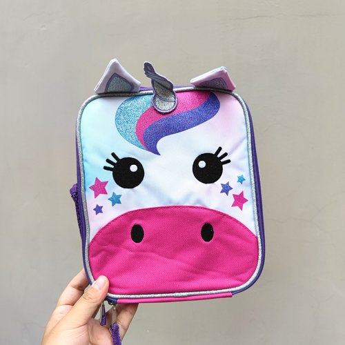 圆单多款卡通造型儿童便当包