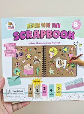 出口美国 DOODLE HOG原装DIY手工手账套装 文具玩具 8岁以上