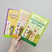 入 三款 美亚同款 儿童可洗纹身贴纸套装