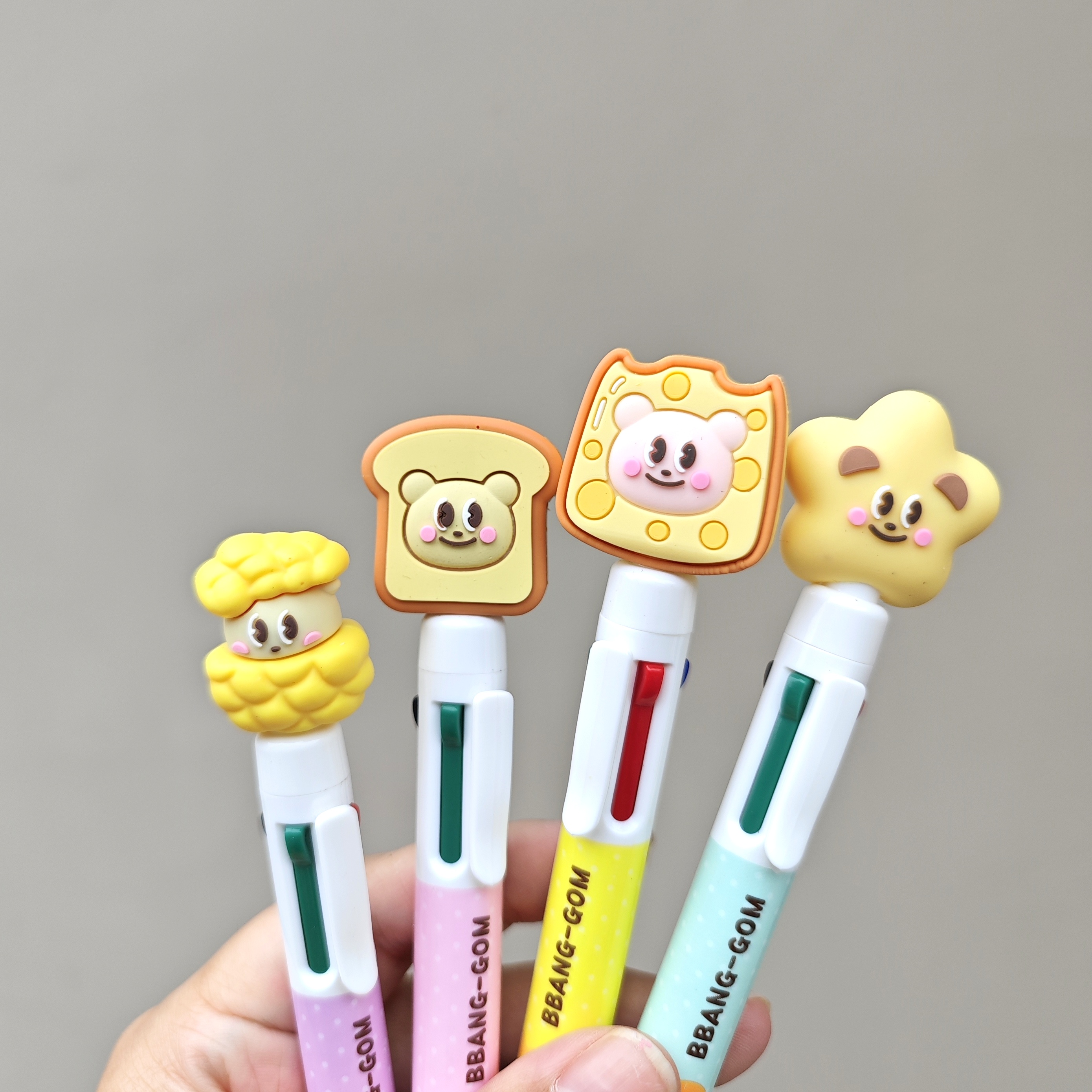 BBANG-GOM面包家族彩色圆珠笔