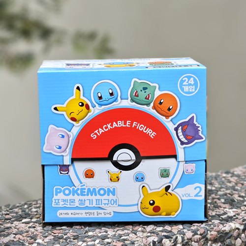 皮卡丘杰尼龟叠叠乐盲盒公仔