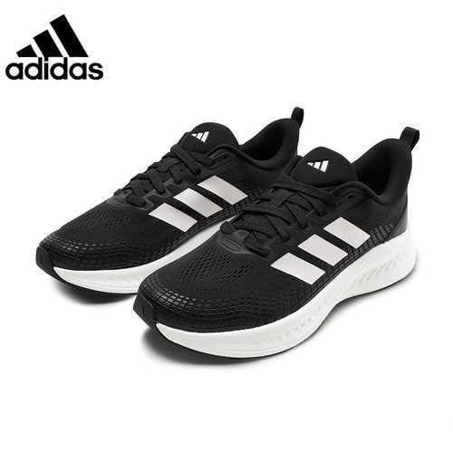 Adidas阿迪达斯运动鞋2026新款男透气网面跑步鞋舒适休闲鞋KZ6672