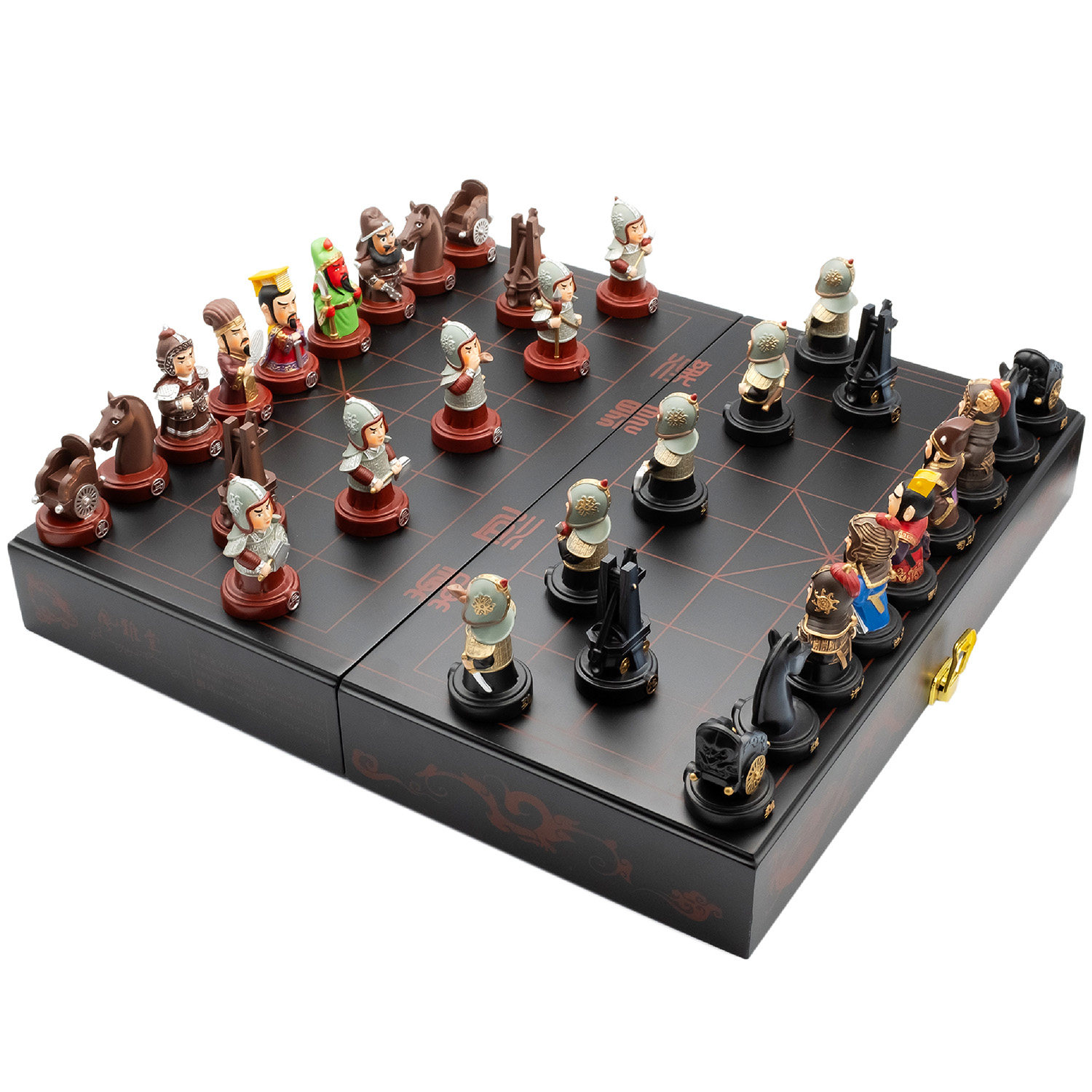 象棋三国人物中国棋盘送老外学生朋友领导中国特色礼物礼品