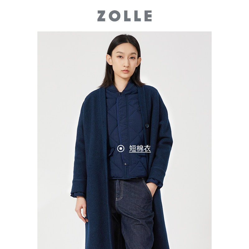 因为24秋冬季基础休闲短棉衣