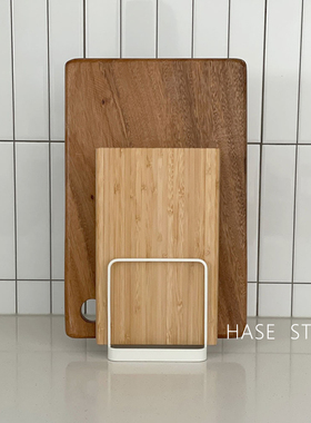 立式铁艺菜板架免打孔厨房台面水果砧板专用干燥小支架收纳置物架